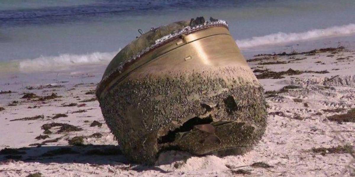 El misterioso objeto encontrado en una playa de Australia que desconcierta a las autoridades