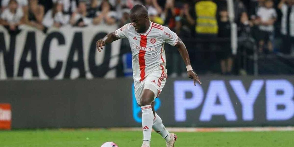 Enner Valencia participó en el triunfo del Internacional sobre el Vasco da Gama