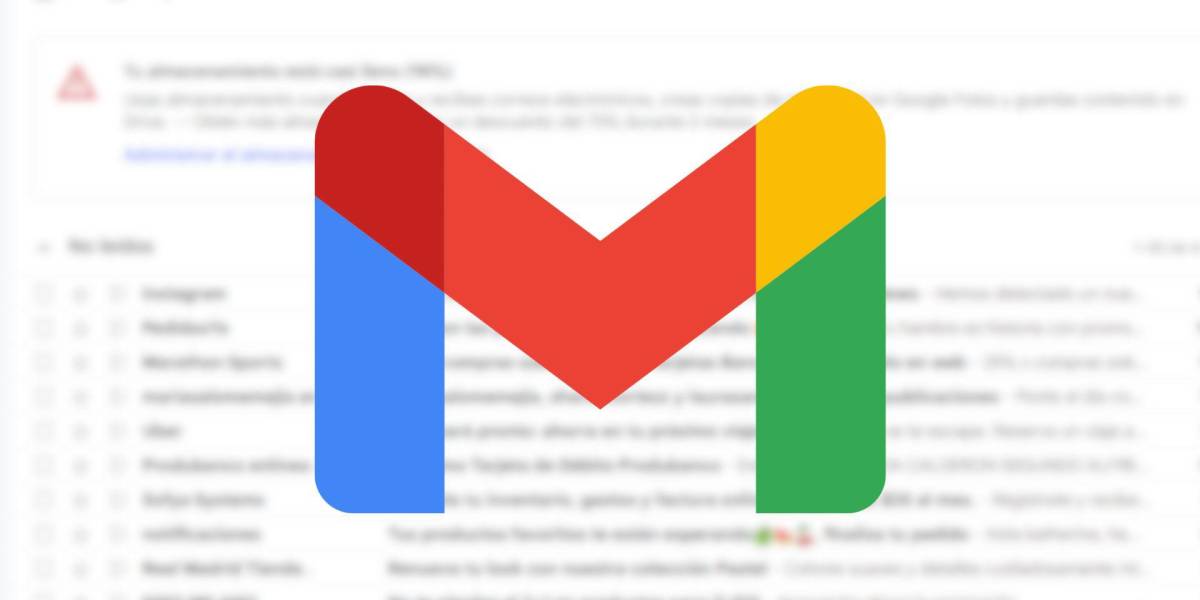 Así puedes liberar más de 15gb de espacio en Gmail