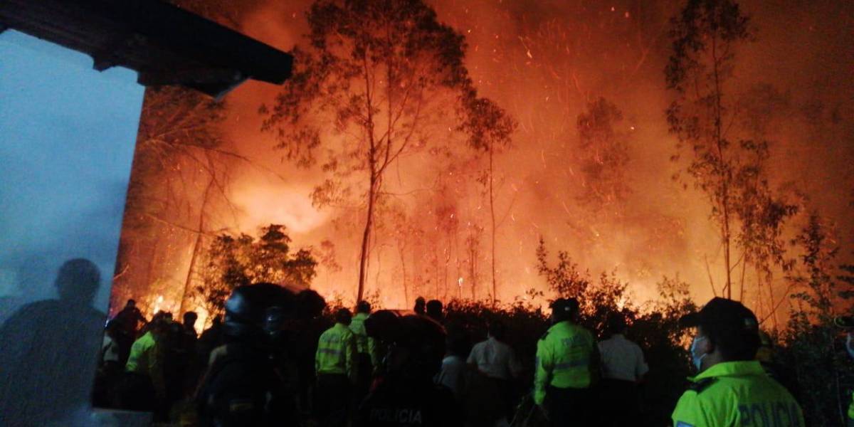 El alcalde de Quito, el Gobierno y la Fiscalía apuntan a que los incendios fueron provocados por actos criminales