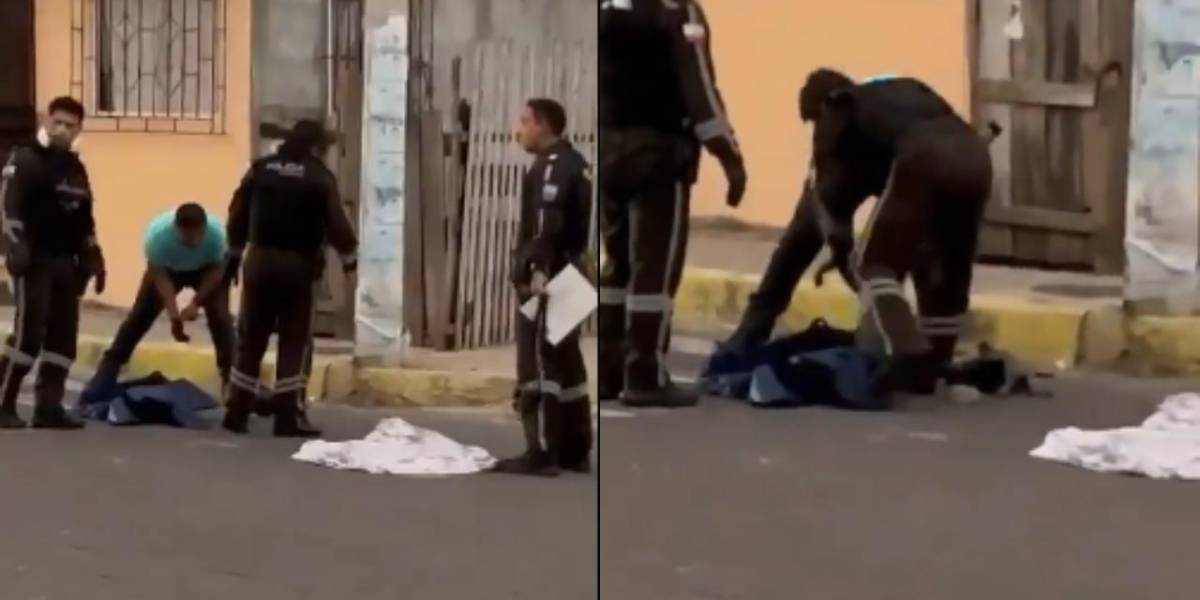 Habitantes de Posorja, parroquia de Guayaquil, encuentran restos humanos esparcidos en una calle