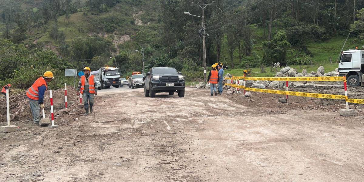 El MTOP anuncia cierre temporal en la vía Cuenca-Girón-Pasaje