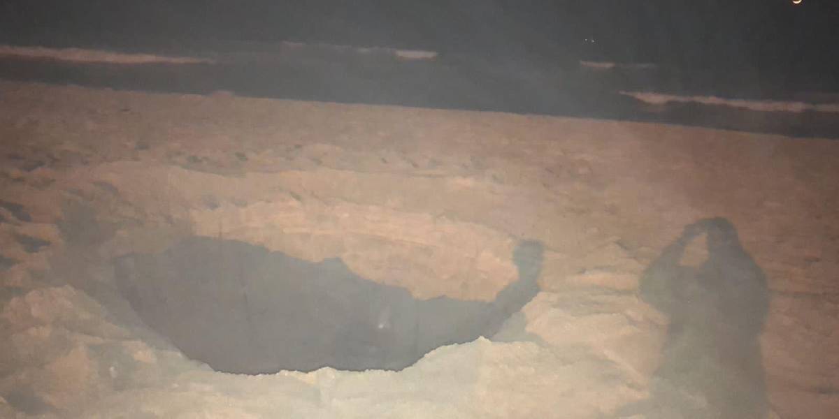 Ciudadanos de Punta Carnero, en Santa Elena, reportan la caída de un supuesto meteorito