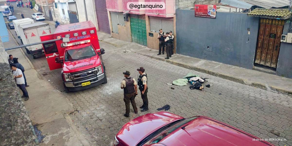 Un hombre murió al caerse de una moto tras un supuesto intento de robo en el sur de Quito