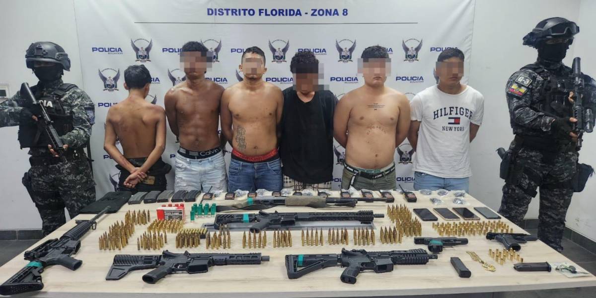 Seis integrantes de Los Tiguerones que atacaron a policías en Guayaquil fueron capturados