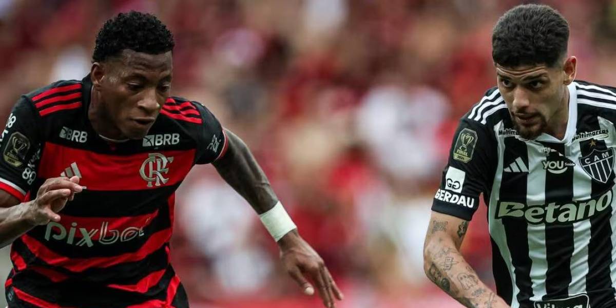 Gonzalo Plata destacó en el triunfo de Flamengo sobre el Atlético Mineiro por la Copa Brasil