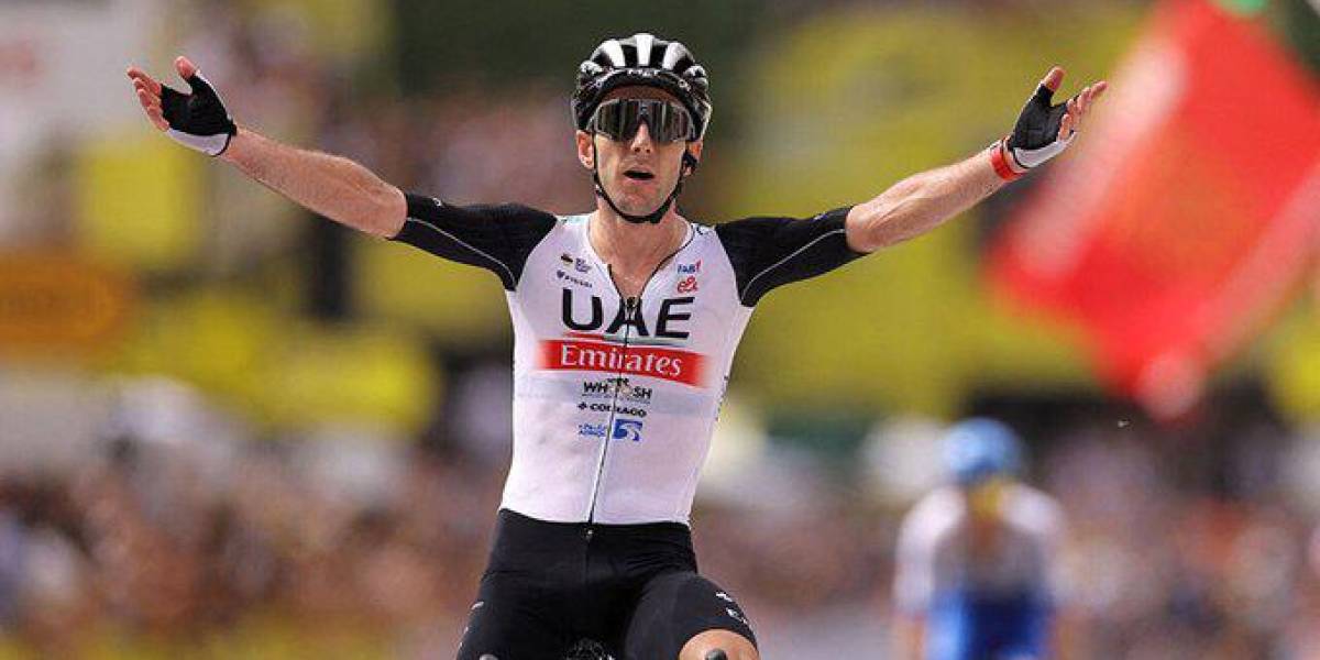 Tour de Francia: el británico Adam Yates se quedó con la primera etapa de esta competencia