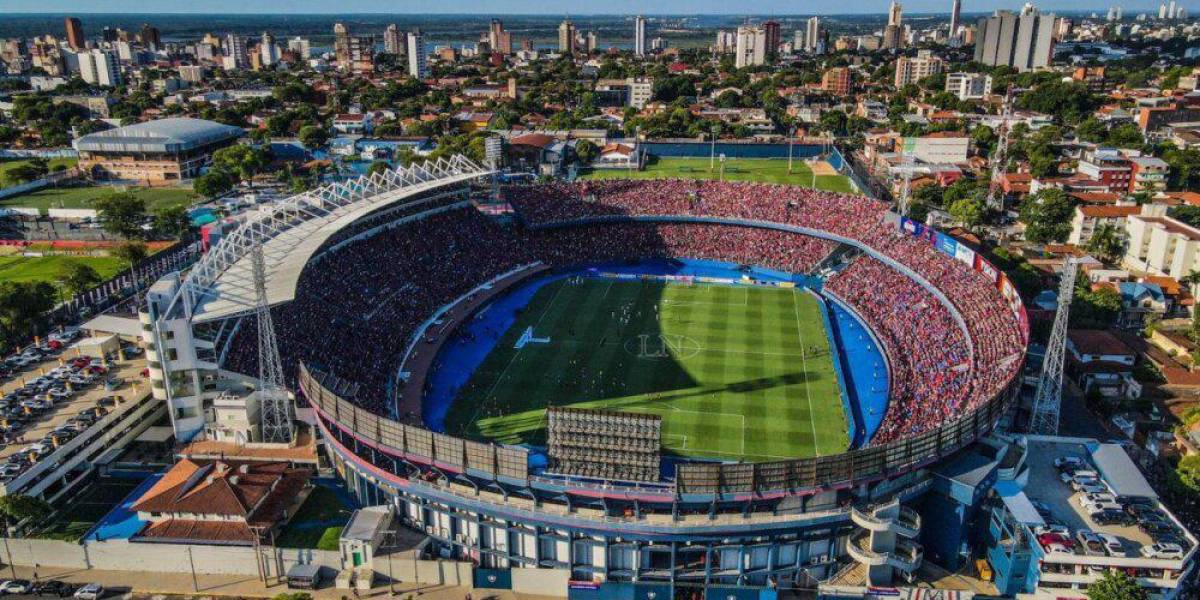 La final de la Copa Sudamericana se jugará en el estadio del Cerro Porteño de Paraguay