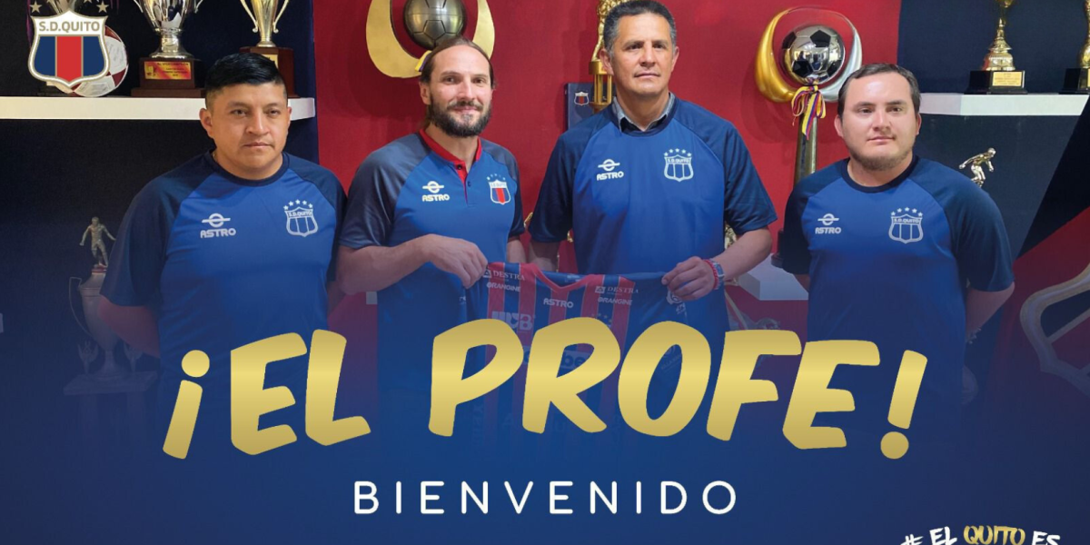 Carlos Castro es el nuevo director técnico del Deportivo Quito