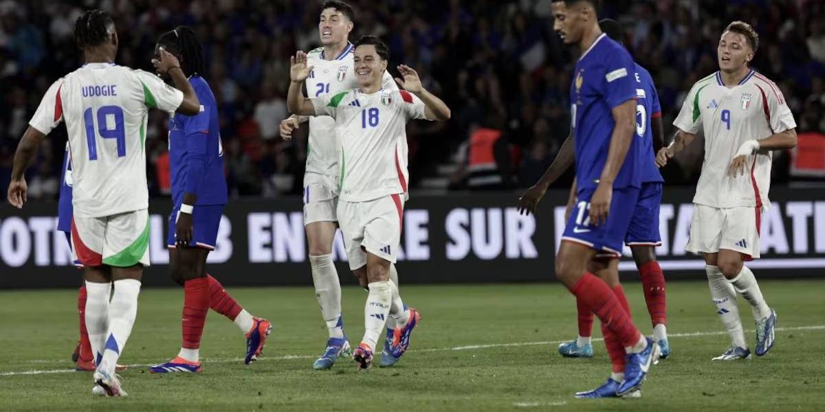 Italia venció 3-1 a Francia en París