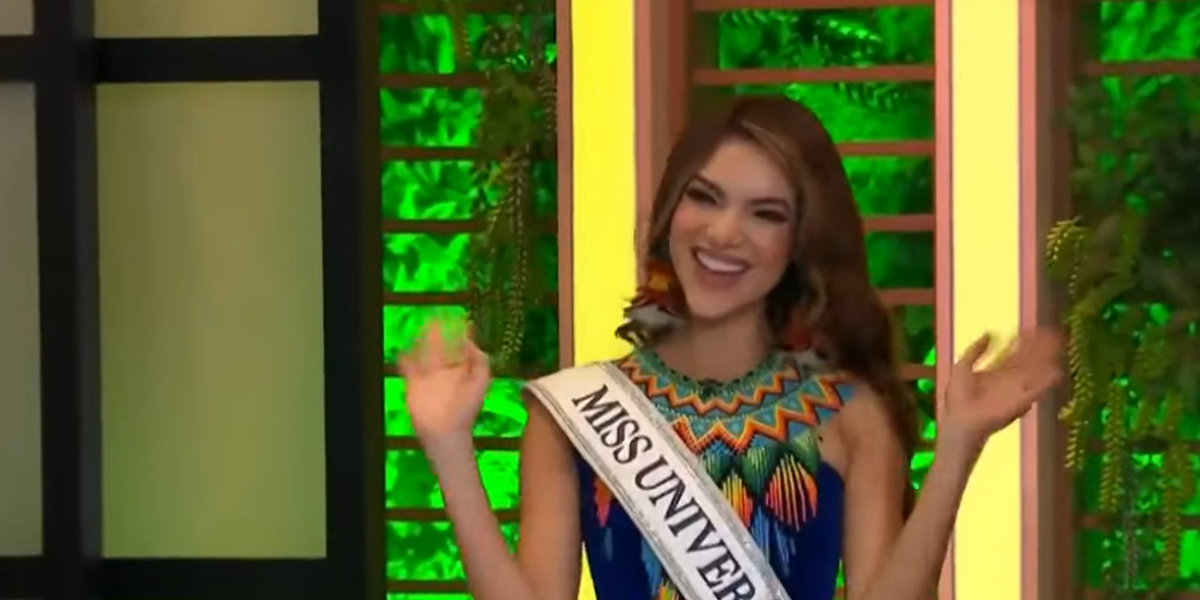 Mara Topic, la Miss Universo Ecuador, brilla en Telemundo