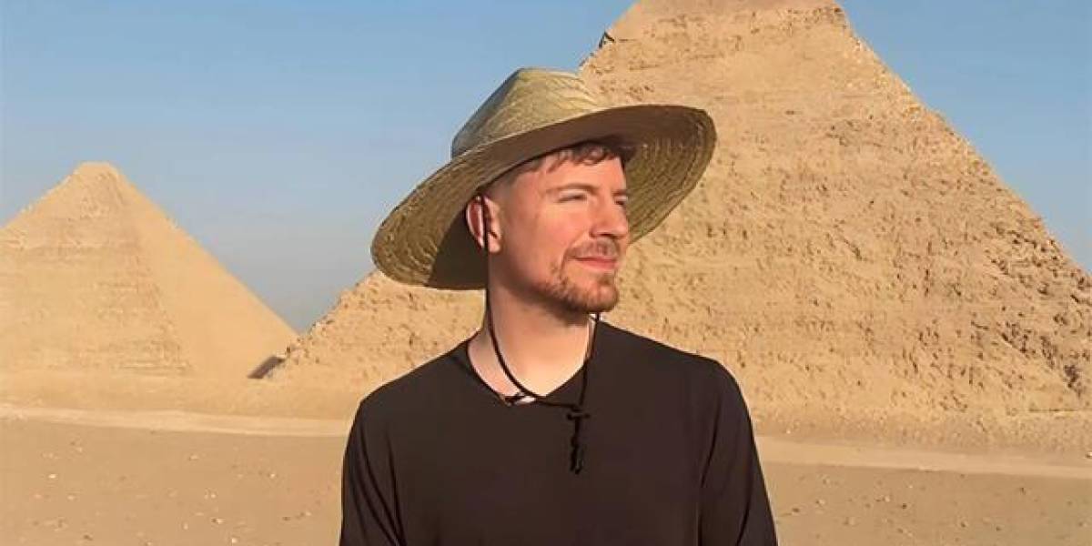 MrBeast alquila las pirámides de Egipto por 100 horas