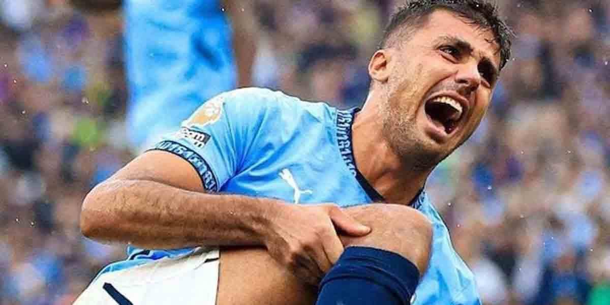 Manchester City pierde a Rodri por casi un año debido a una lesión en la rodilla