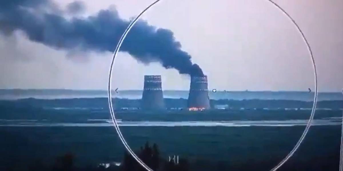 Un incendio en la central nuclear ucraniana de Zaporiyia se registró este 11 de agosto