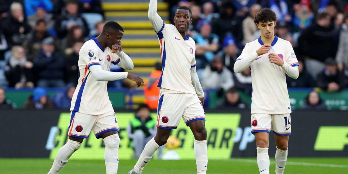 Chelsea venció al Leicester con un Moisés Caicedo imperial en la cancha