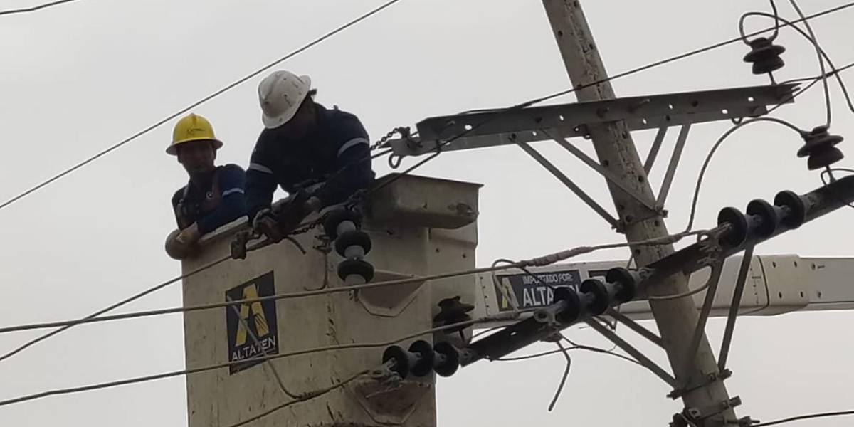 En cantones de Guayas y Bolívar habrá cortes de luz por mantenimiento el 6 de julio