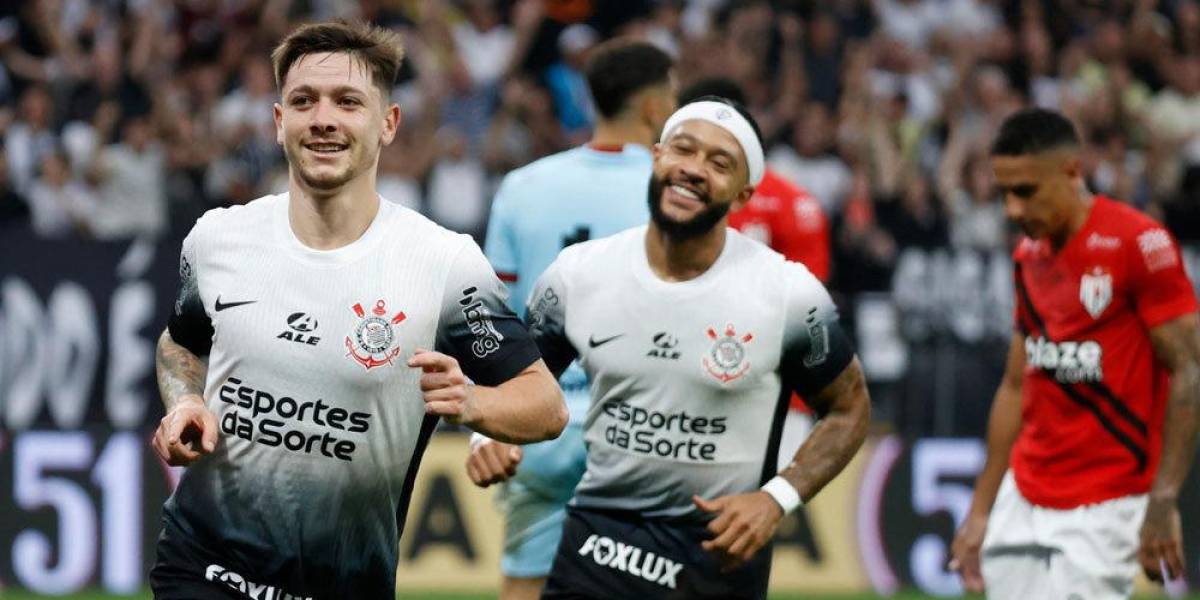 Corinthians goleó a Fortaleza y ya está en las semifinales de la Copa Sudamericana