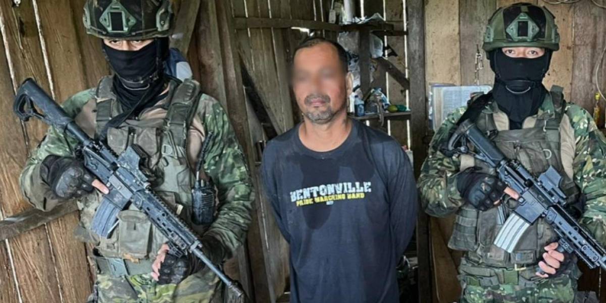 El Ejército detiene a uno de los más buscados de Ecuador