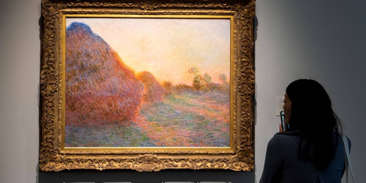 Lanzan puré de papas contra Los almiares de Monet, tercer ataque a obras de arte por parte de ecologistas en sólo 14 días