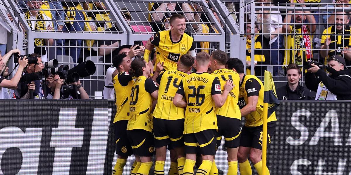 El Borussia Dortmund goleó al Darmstadt en la despedida de Marco Reus