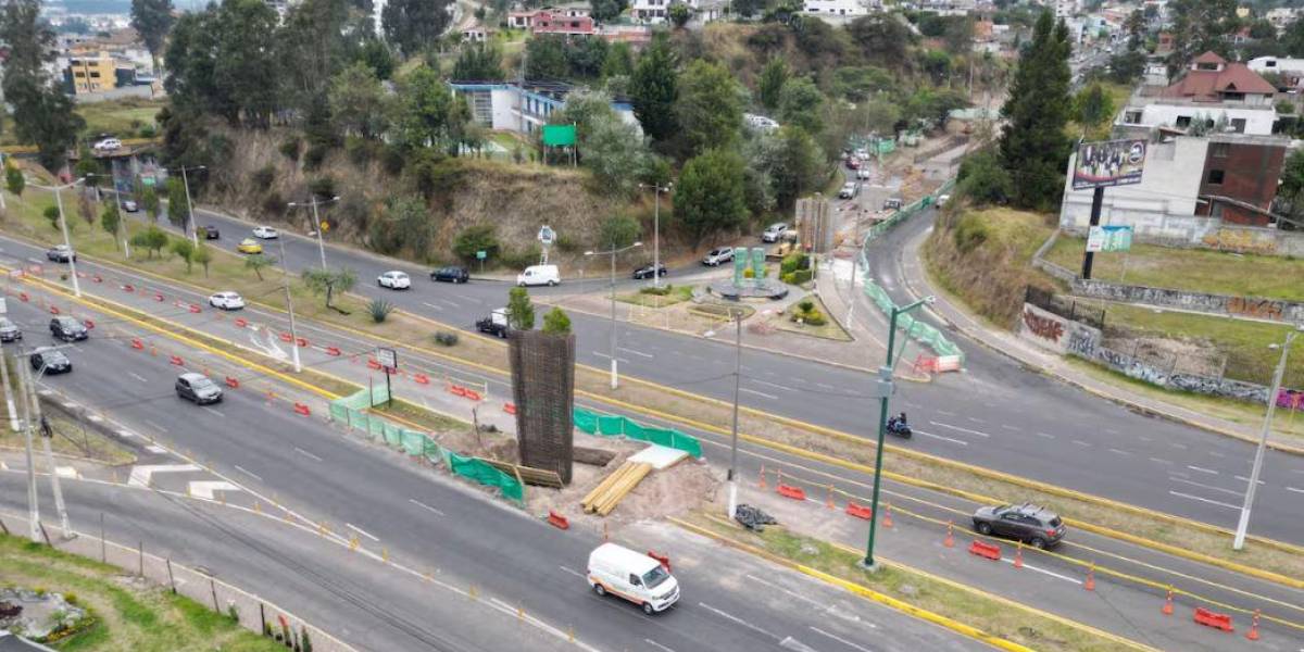 La Autopista General Rumiñahui tendrá cierres viales por la construcción del paso elevado