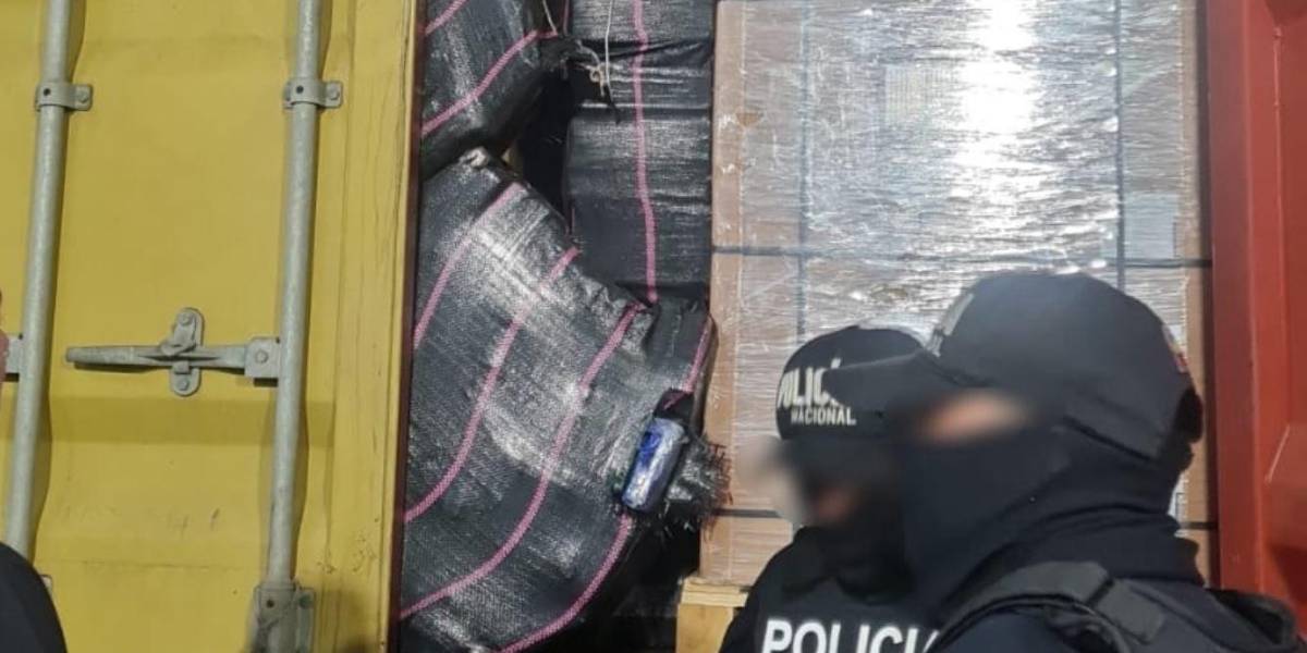 Más de una tonelada de cocaína pretendía salir de Guayaquil a Vigo, España