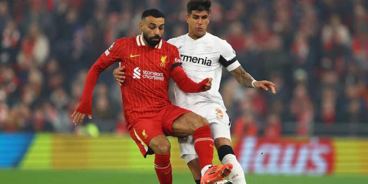 Liverpool golea al Bayer Leverkusen de Piero Hincapié