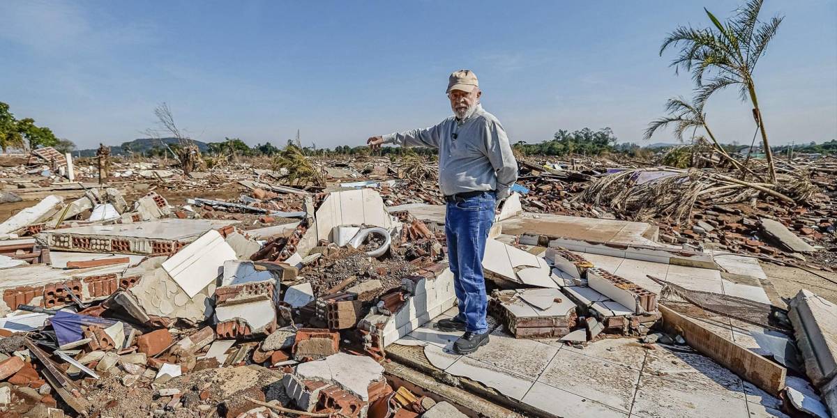 Lula da Silva visita el Sur de Brasil devastado por inundaciones y anuncia ayuda económica