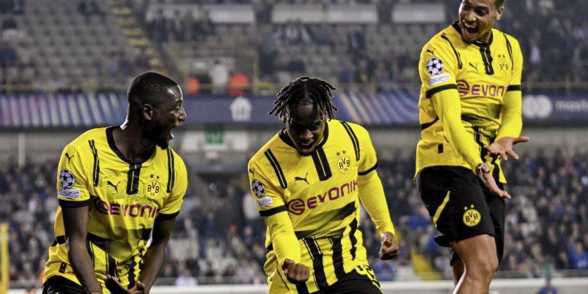 Borussia Dortmund golea sin problemas en el inicio de la Champions League