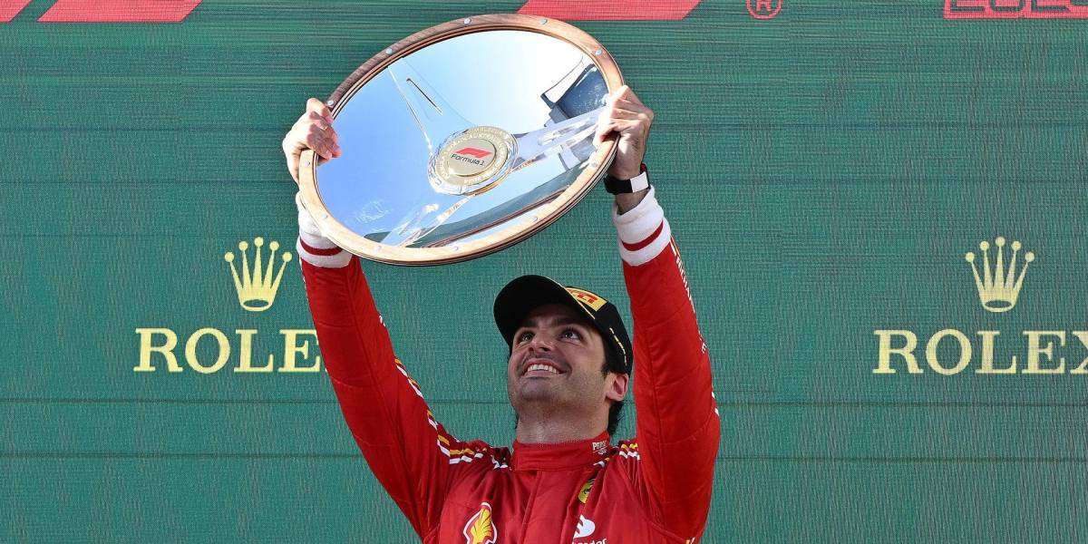 El español Carlos Sainz ganó el Gran Premio de Australia