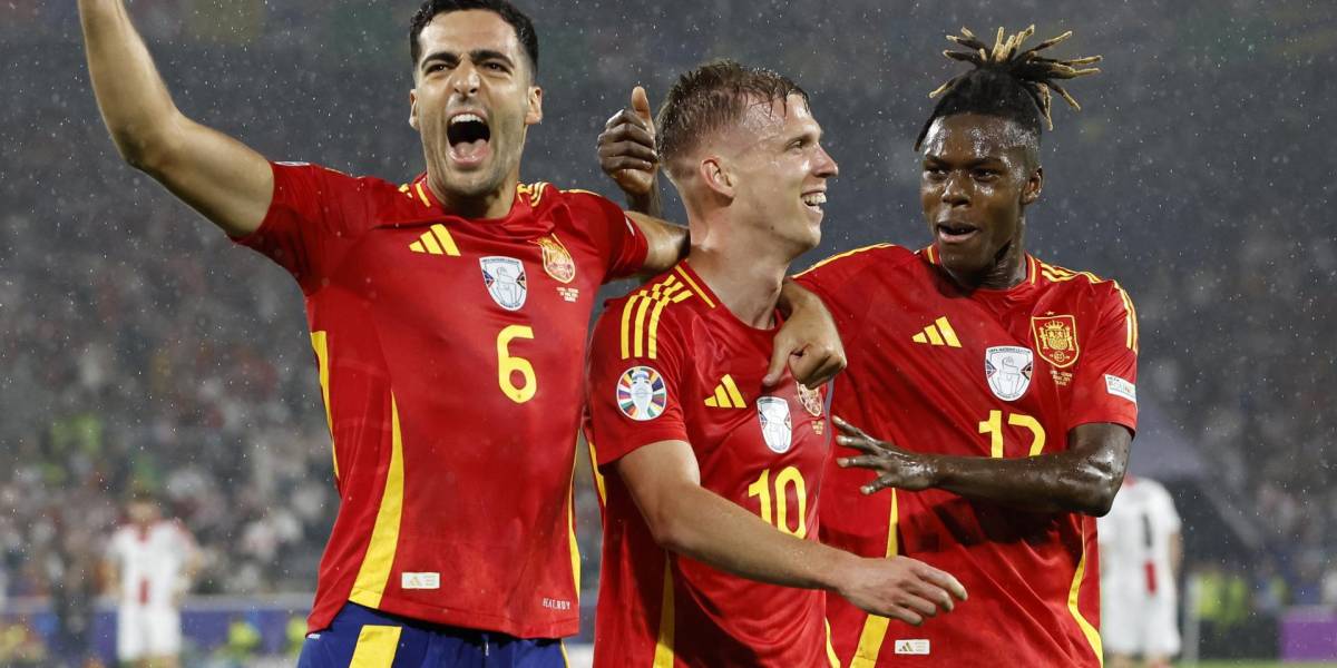 España goleó a Georgia y se clasificó a los cuartos de final de la Eurocopa