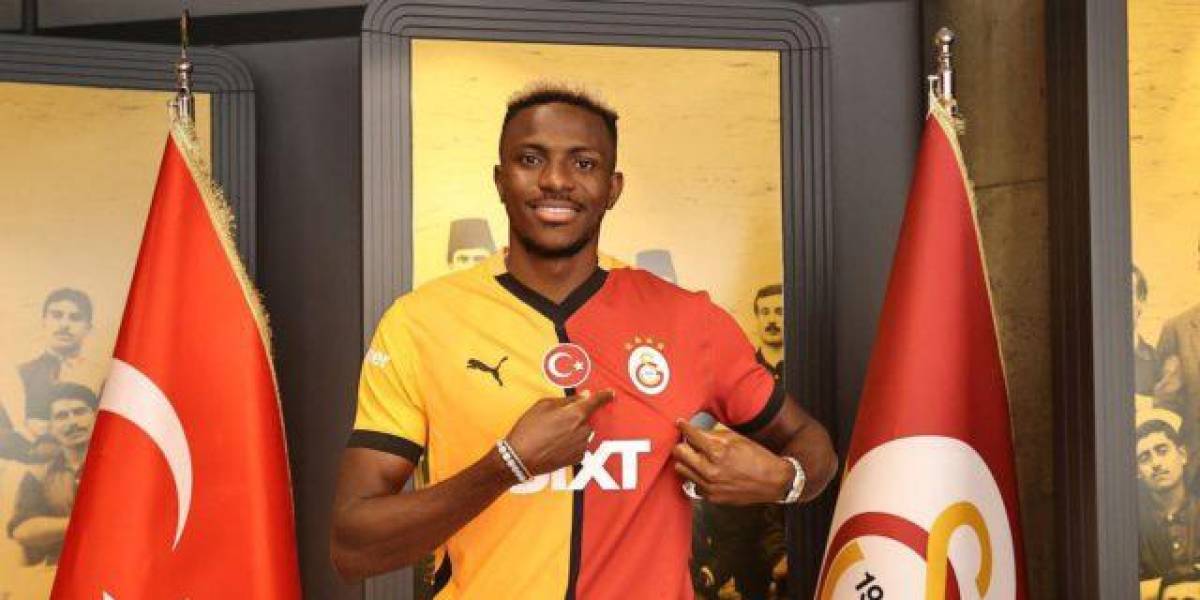 Osimhen no fichó por el Chelsea pero sí por el Galatasaray de Turquía