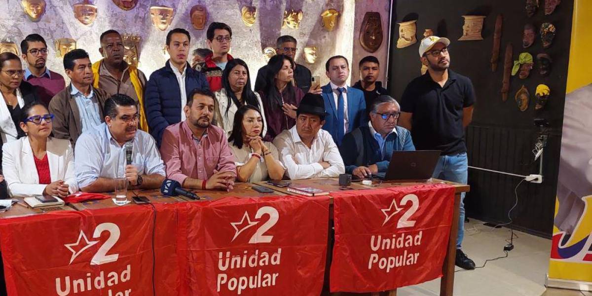 Unidad Popular descarta alguna alianza con el correísmo para las elecciones presidenciales 2025