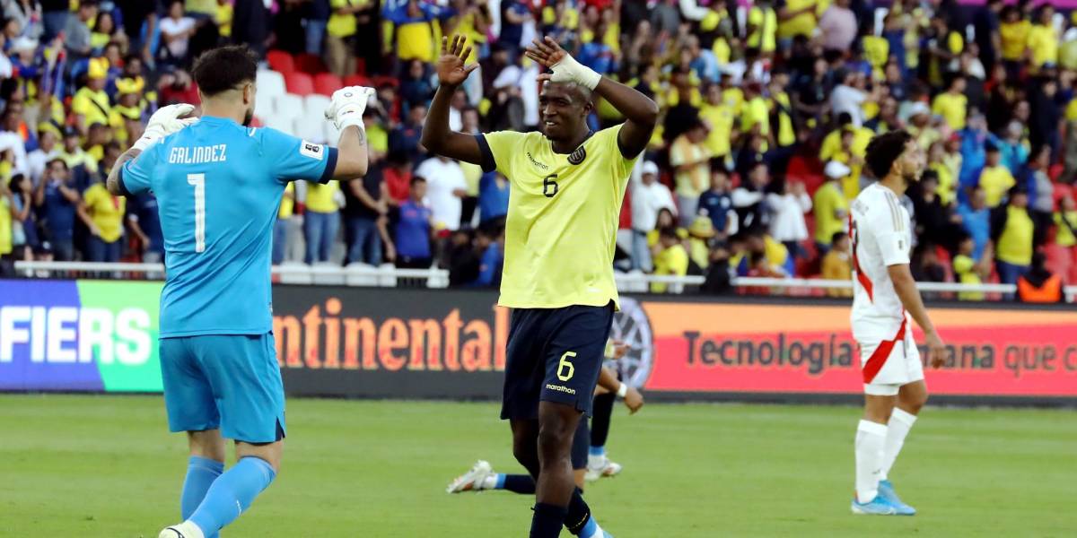 La selección de Ecuador tiene la segunda mejor defensa de las Eliminatorias Sudamericanas