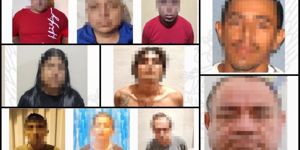 14 integrantes del grupo delincuencial Los Águilas fueron capturados en Guayaquil