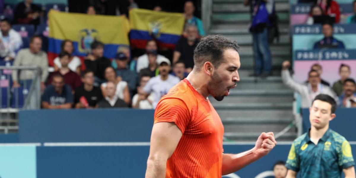 Juegos Olímpicos de París 2024: el ecuatoriano Alberto Miño venció a Finn Luu y avanzó a la siguiente ronda del tenis de mesa