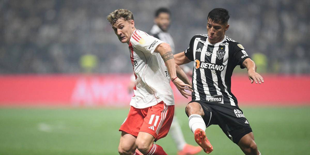 El Atlético de Mineiro de Alan Franco goleó a River Plate, por la semifinal de la Copa Libertadores