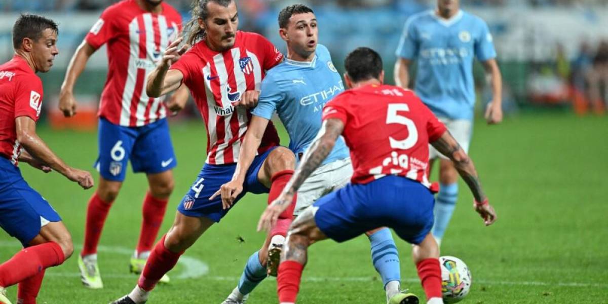 Atlético de Madrid derrotó al Manchester City con Depay como figura