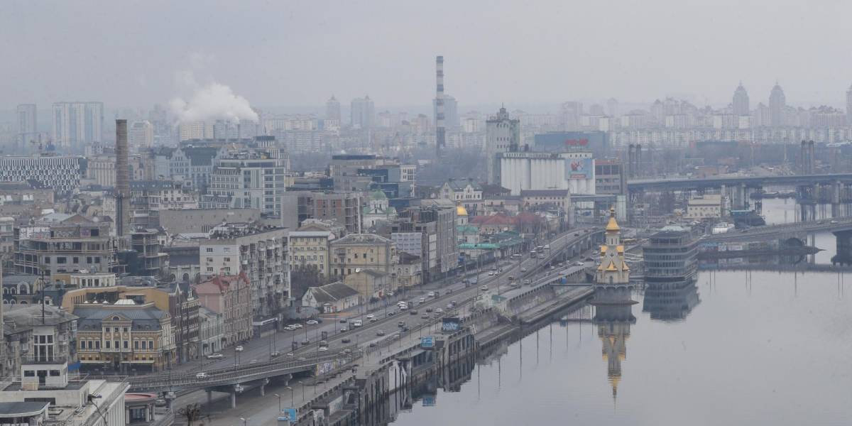 Declaran el toque de queda en la capital de Ucrania por la guerra con Rusia