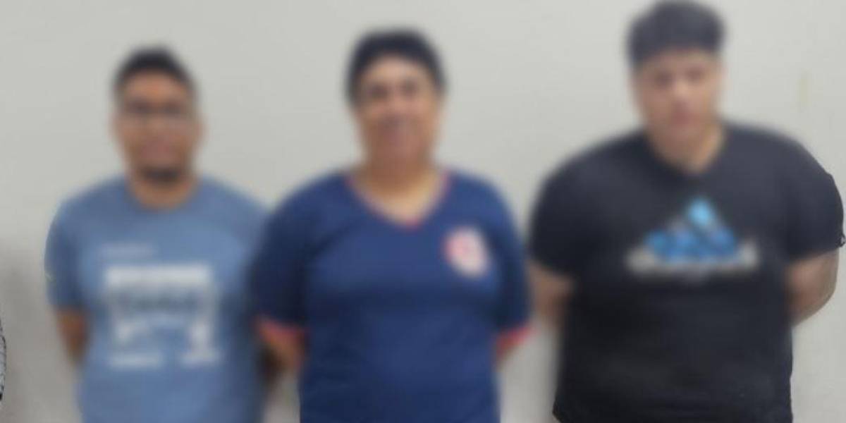 Tres presuntos integrantes de Los Choneros fueron detenidos en Guayaquil