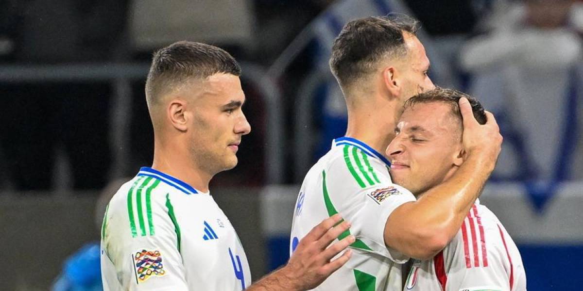 Italia sufre pero vence 2-1 a Israel en la Liga de Naciones