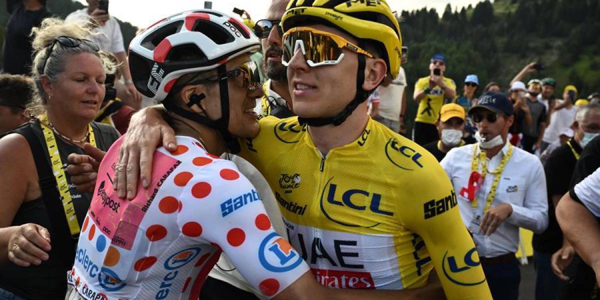 Etapa 20: Pogacar acaricia el título del Tour de Francia mientras que Carapaz aseguró la montaña