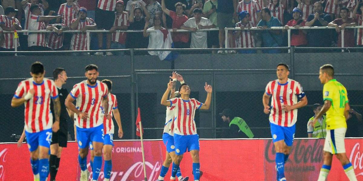 ¡Paraguay sorprende a Brasil y lo vence 1-0 en las Eliminatorias!