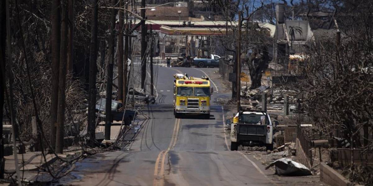 Los incendios en Hawái son el desastre natural más mortífero del último siglo en EE.UU.