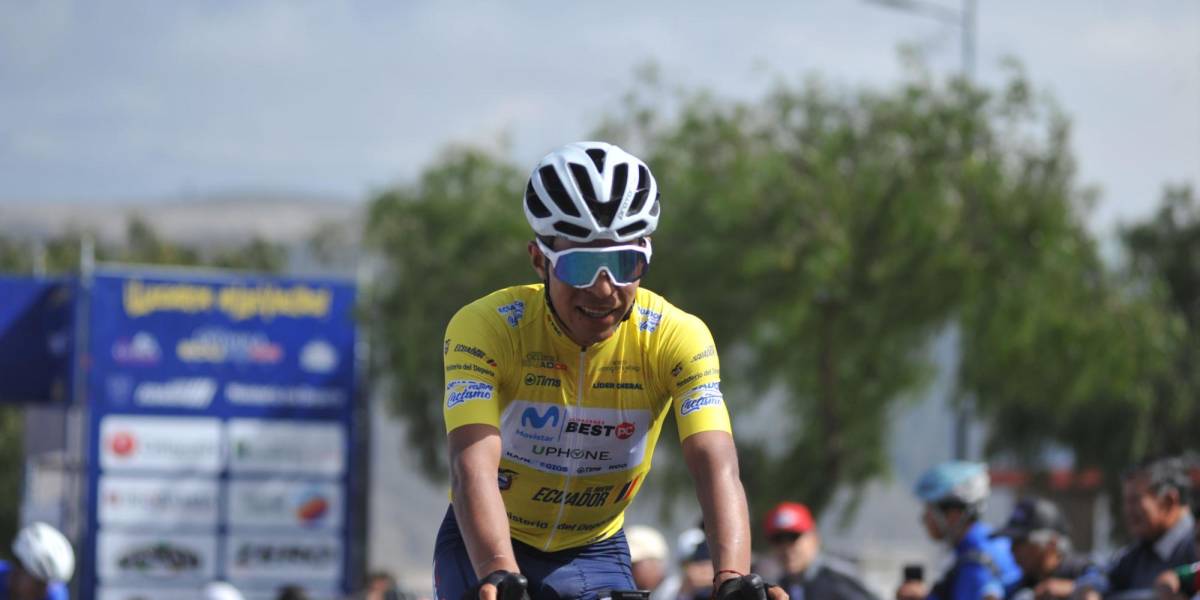 El carchense Richard Huera, ganador de la Vuelta al Ecuador 2024