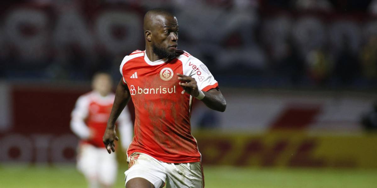 Enner Valencia se lesionó en el último partido del Brasileirao con el Internacional de Porto Alegre