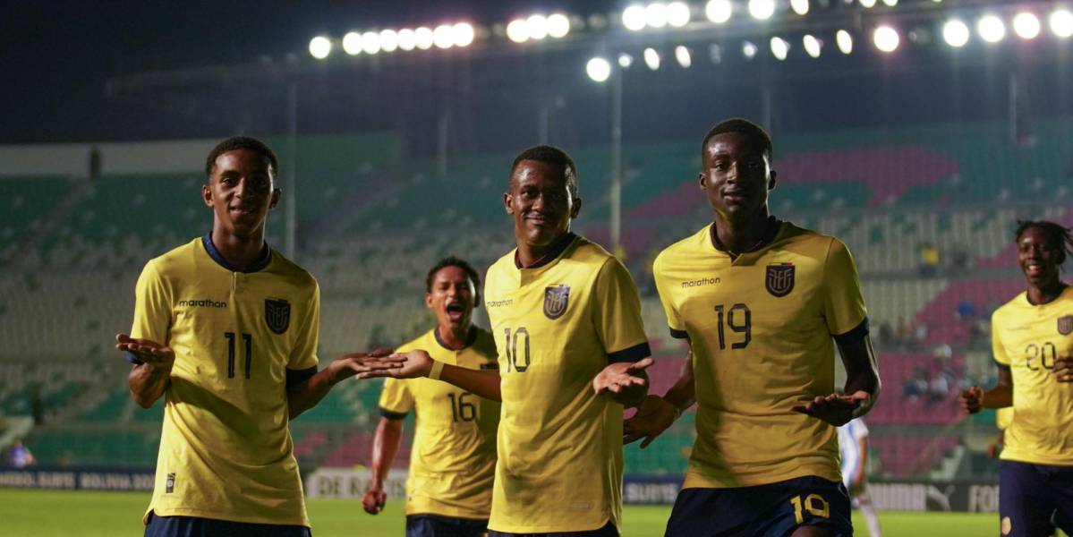 Así le va a Ecuador en el Sudamericano sub 15