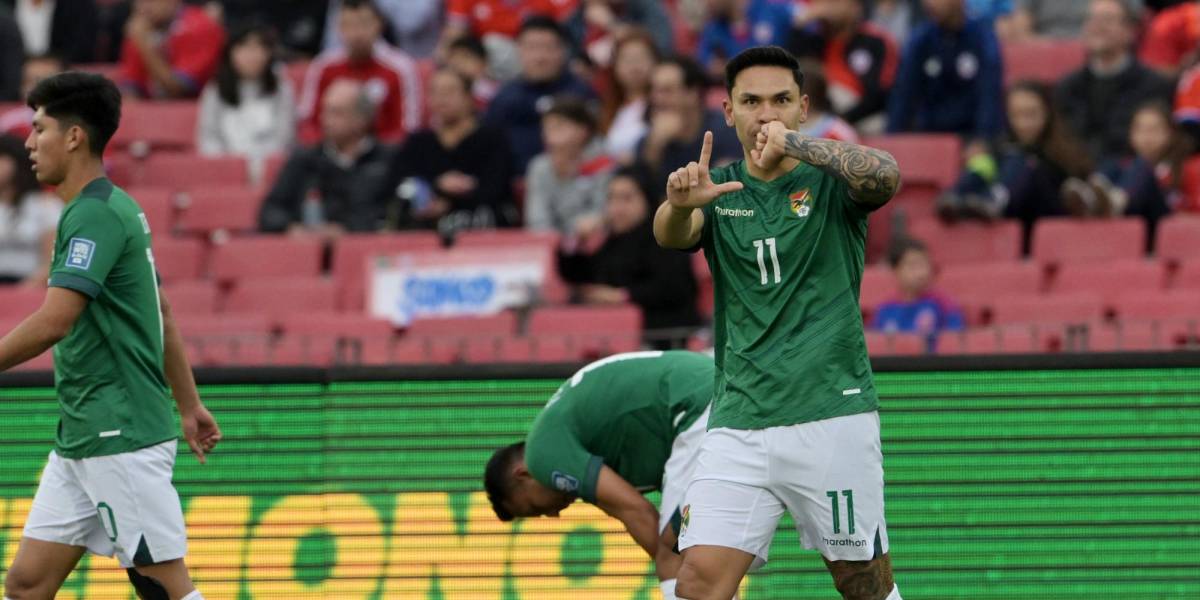 Bolivia sorprende y vence a Chile en las Eliminatorias Sudamericanas