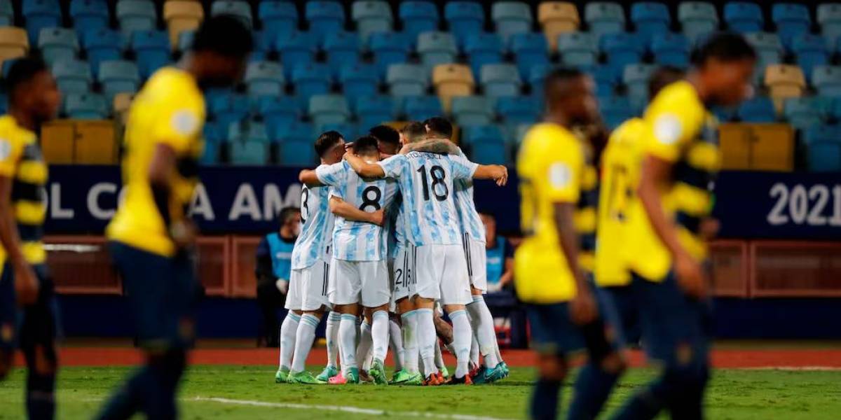 Así fue la última vez que Ecuador enfrentó a Argentina en cuartos de final de una Copa América