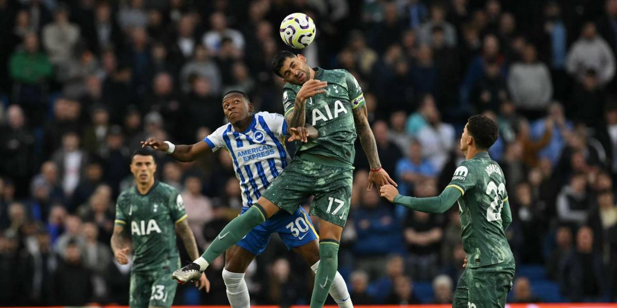 Con la ayuda de Pervis Estupiñán, Brighton remontó y venció 3-2 al Tottenham en Premier League